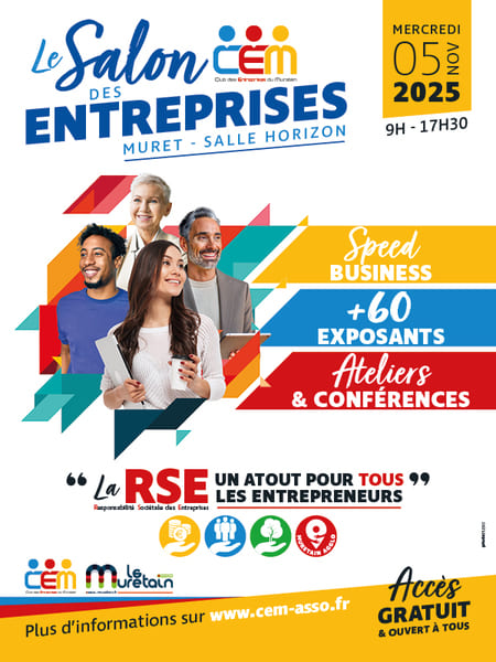 Salon des entreprises du muretain, le 5 novembre 2025, de 9h à 17h30 - Speed Business, plus de 60 exposants, ateliers et conférences sur le thème de la RSE