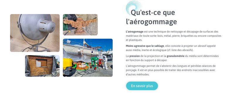 Rubrique définition du site web Naturagom