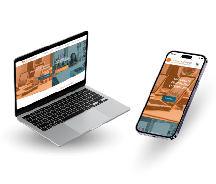 mockup smartphone et pc Competences plus