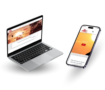 Mockup Smartphone et pc Horizon et carrières