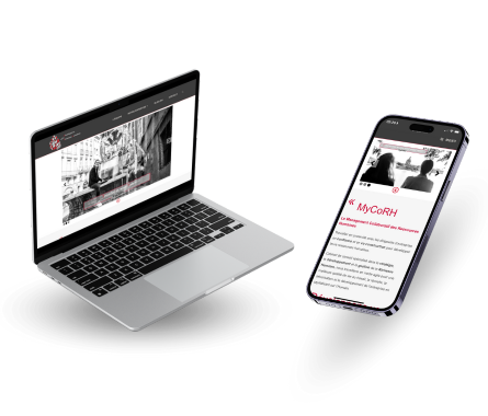 mockup smartphone et pc MyCoRH