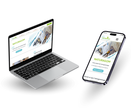 Mockup Smartphone et pc NaturaGom